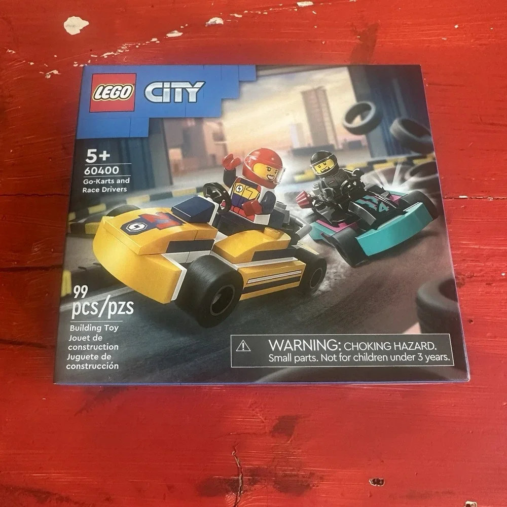 LEGO - City Go-Karts and Race Drivers Toy Set‎ for Kids 60400 NEW Factory Sealed